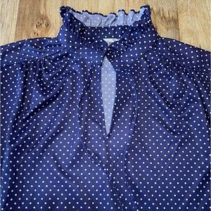 Vintage Polka Dotted Top